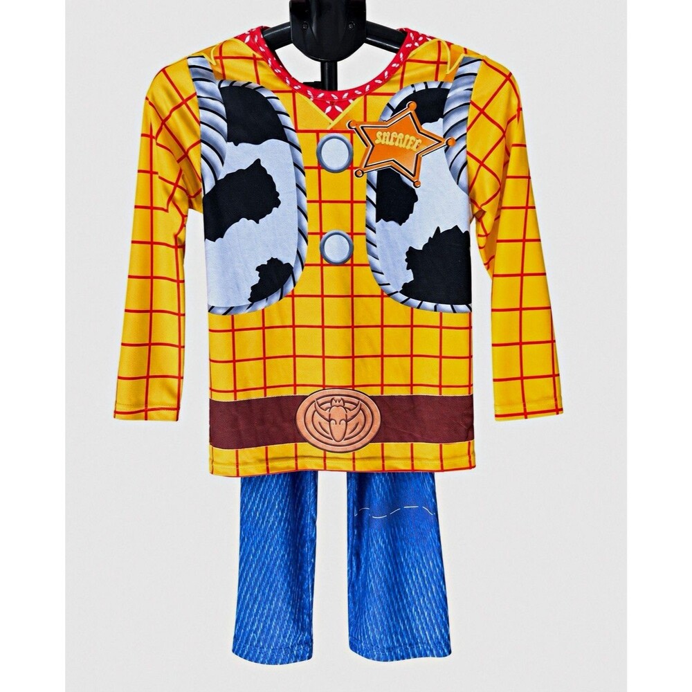 Toy Story Woody Costume Set Kids Cowboy Shirt Pants